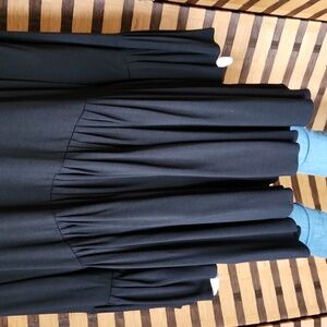 Pleated tie front stretch jacket
